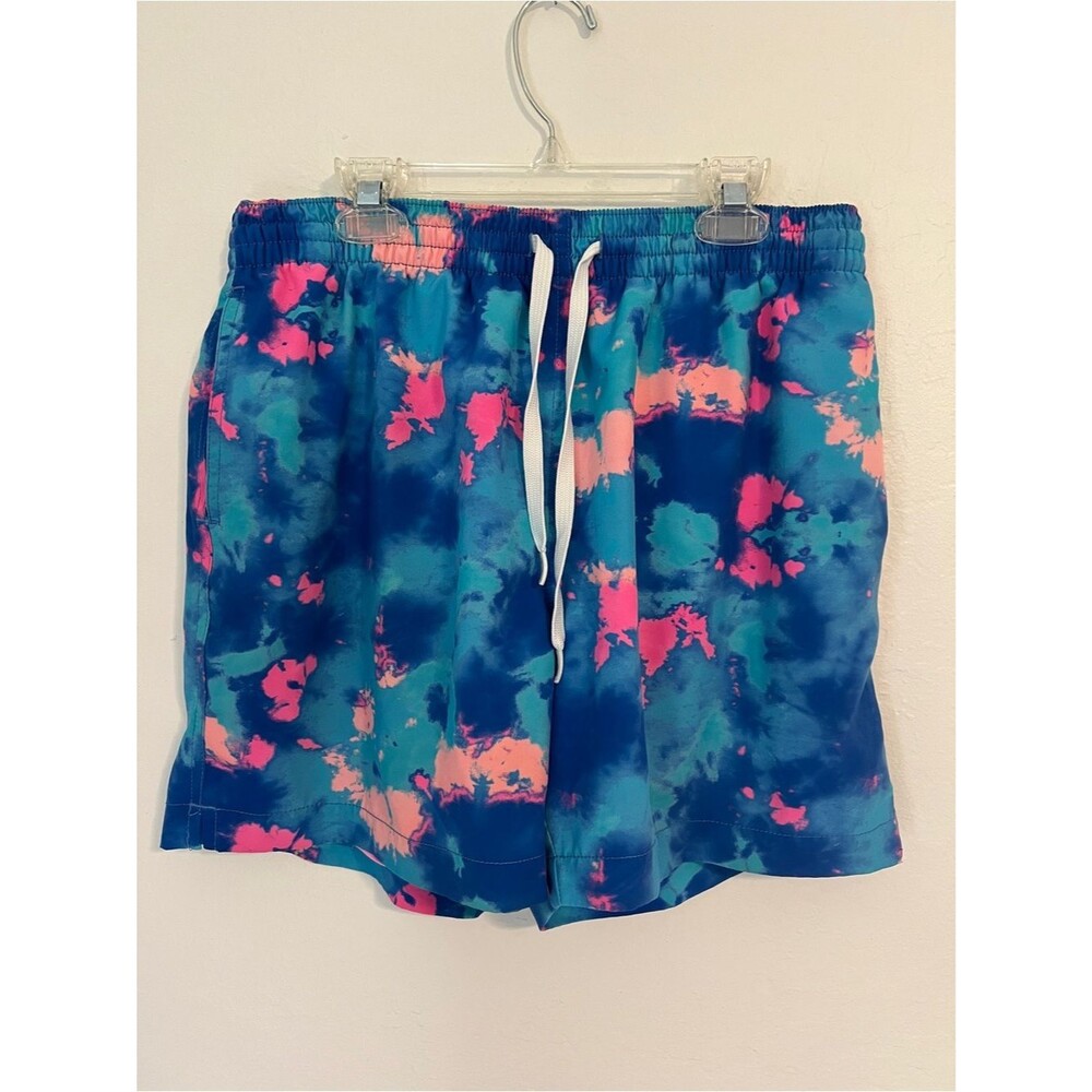 Chubbies 5.5” The Cotton Candy Lined Swim Trunks. Size Medium.